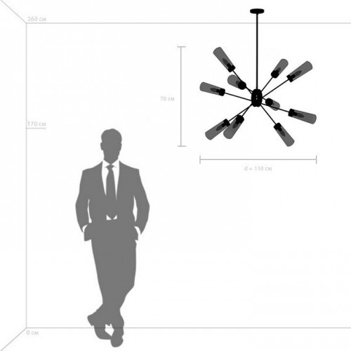 Потолочная люстра Lightstar Crotone 690103 Потолочная люстра Lightstar Crotone 690103