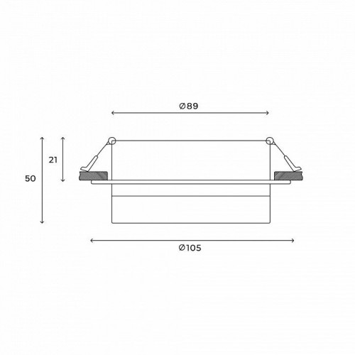 Встраиваемый светильник Hesby Lighting Nimbus HSBL_0129