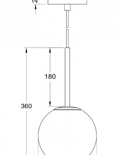 Подвесной светильник Maytoni Basic form MOD321PL-01G2