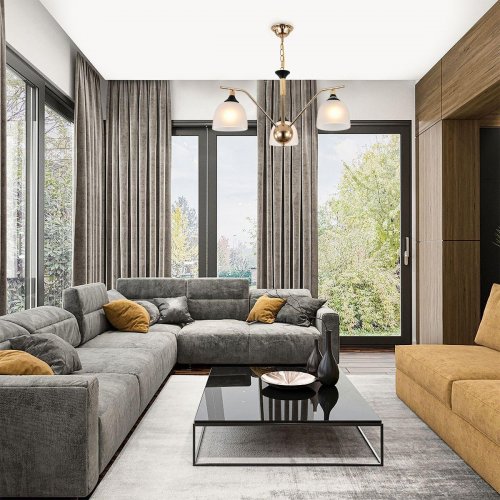 Подвесная люстра Reluce Escada Actinidia 2123/3P Подвесная люстра Reluce Escada Actinidia 2123/3P