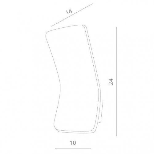 Уличный настенный светильник Arte Lamp 8053 A8053AL-1WH