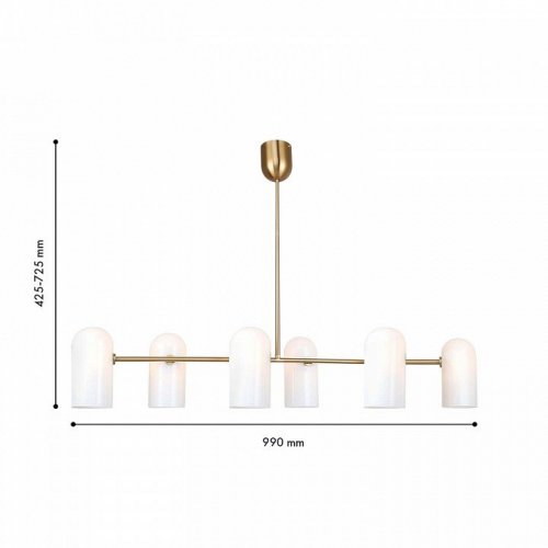 Люстра на штанге F-promo Barfila 4619-6P Люстра на штанге F-promo Barfila 4619-6P