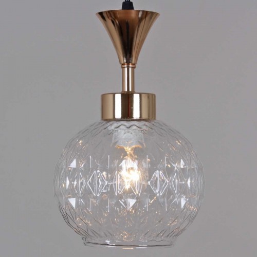 Подвесной светильник Reluce 10080-0.9-01 BK+FG Подвесной светильник Reluce 10080-0.9-01 BK+FG