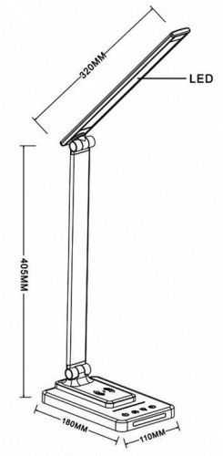 Офисная настольная лампа Arte Lamp William A5122LT-1WH
