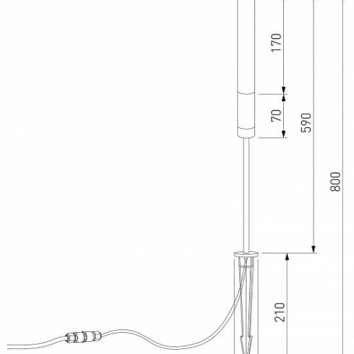 Ландшафтный светодиодный светильник Elektrostandard Invi 35155/F a072096