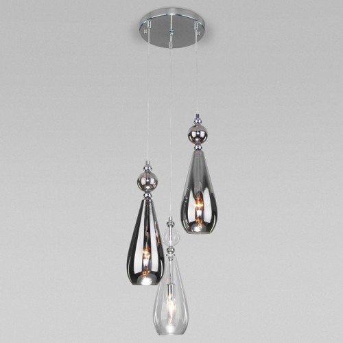 Подвесной светильник Eurosvet Ilario 50202/3 хром Подвесной светильник Eurosvet Ilario 50202/3 хром
