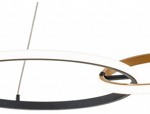 Подвесной светодиодный светильник Escada Relation 10230/2LED Black/Gold Подвесной светодиодный светильник Escada Relation 10230/2LED Black/Gold