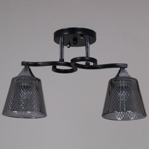 Потолочная люстра Reluce 06089-0.3-02 BK+CR