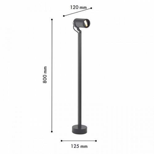Наземный высокий светильник Favourite Slit 4807-1F