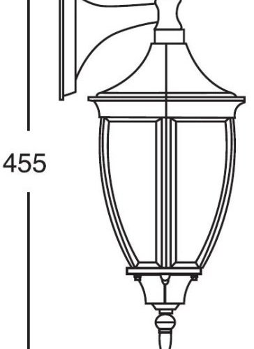Настенный фонарь уличный Oasis Light COVENTRY 91502 Bl