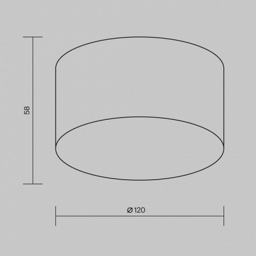 Потолочный светильник уличный Maytoni Zon IP O430CL-L15W3K