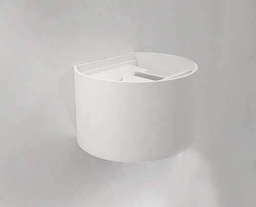 Уличный настенный светодиодный светильник Italline IT01-A310R white