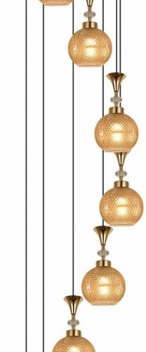 Подвесная люстра Reluce 02001-0.9-09 Amber