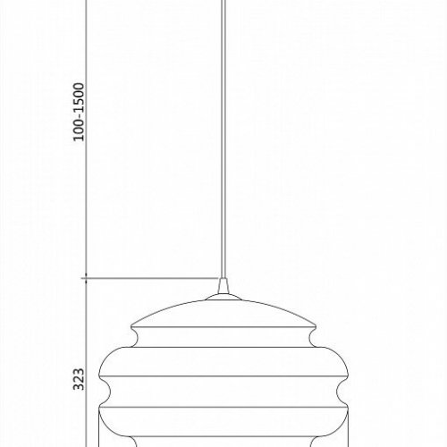 Подвесной светильник Maytoni Ruche P078PL-01BL