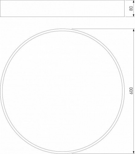 Потолочный светодиодный светильник Eurosvet Entire 90319/1 черный