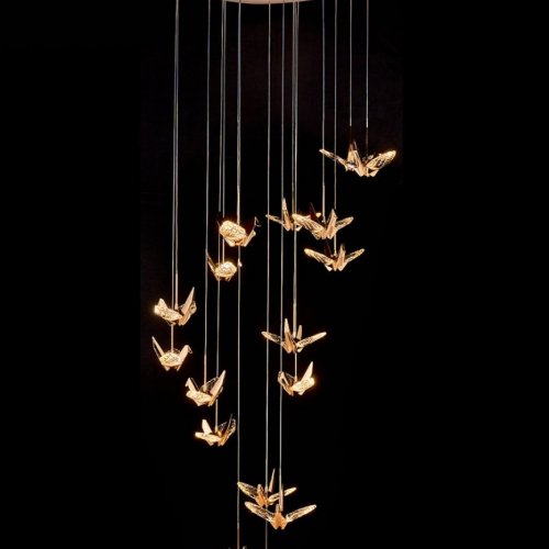 Подвесная люстра Alma LE7706/17 Gold