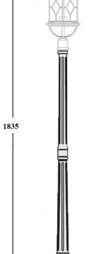 Наземный фонарь Oasis_Light SORENTO 92608 Bl