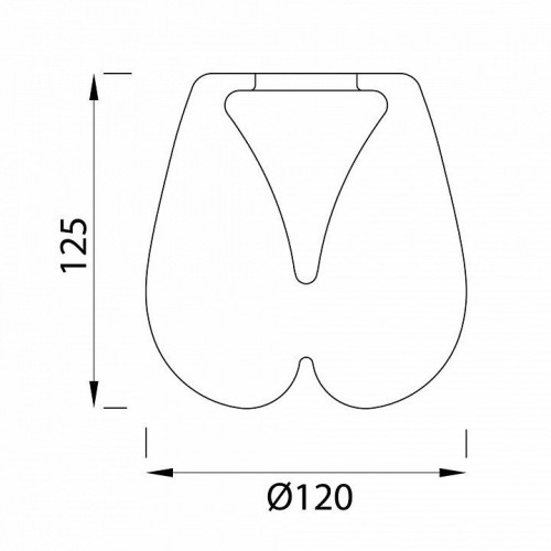 Плафон стеклянный Mantra Andromeda 8944