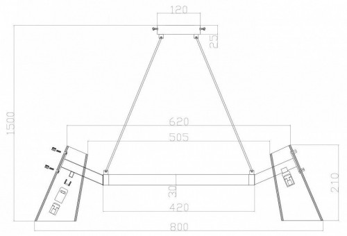 Подвесная люстра Zortes Dallas ZRS.90611.08