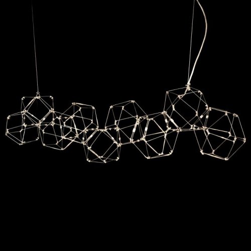 Подвесная люстра O-LUCE Bjork в линию без вставок 10964-3 Подвесная люстра O-LUCE Bjork в линию без вставок 10964-3