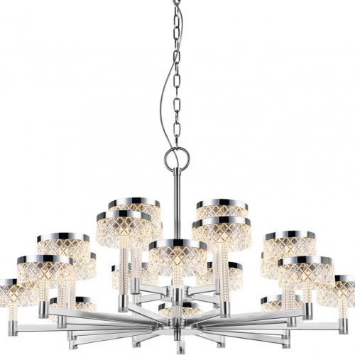 Подвесная люстра DeLight Collection Diamond cut MD21020075-20A chrome