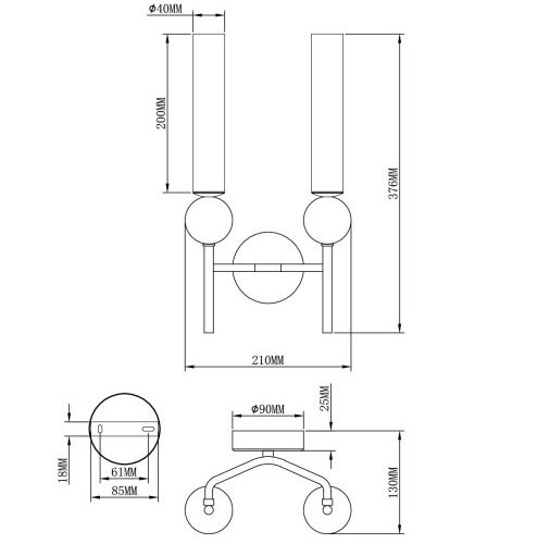 Бра Illis V11794-2W Бра Illis V11794-2W