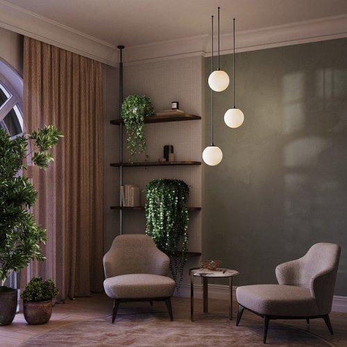 Подвесной светильник Maytoni LUNA P039PL-5W3K-10INS-B Подвесной светильник Maytoni LUNA P039PL-5W3K-10INS-B