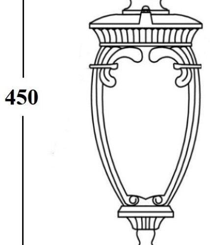 Потолочный светильник уличный Oasis Light VERONA 86205A R