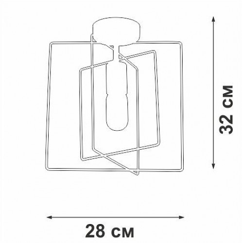 Потолочный светильник Vitaluce V3793-1/1PL