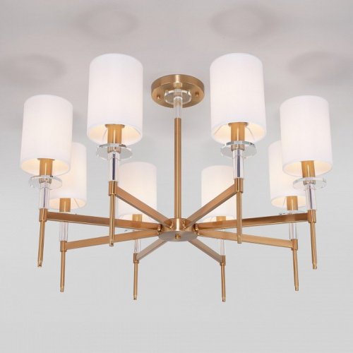 Люстра на штанге Eurosvet Brielle 60132/8 латунь Люстра на штанге Eurosvet Brielle 60132/8 латунь