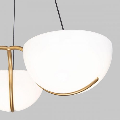 Подвесная светодиодная люстра Eurosvet Emisfero 50083/3 LED золото Подвесная светодиодная люстра Eurosvet Emisfero 50083/3 LED золото