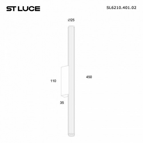 Настенный светильник ST Luce Lilt SL6210.401.02