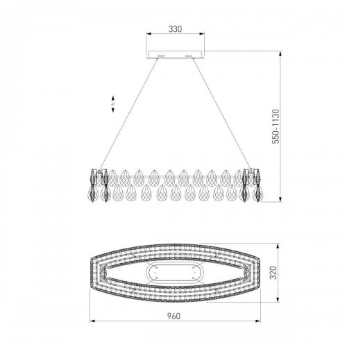 Подвесная люстра Bogates 90372/1 Strotskis Подвесная люстра Bogates 90372/1 Strotskis