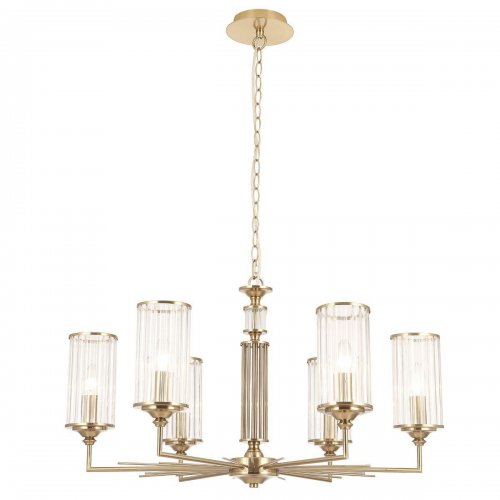 Подвесная люстра Crystal Lux Gloria SP6 Brass