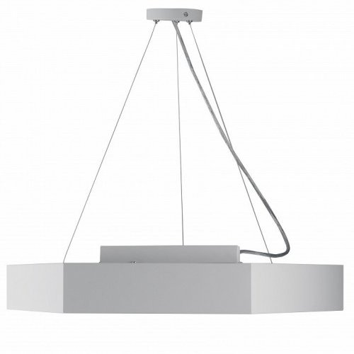 Подвесной светодиодный светильник Geometria ЭРА Hexagon SPO-123-W-40K-045 45Вт 4000К белый Б0050554