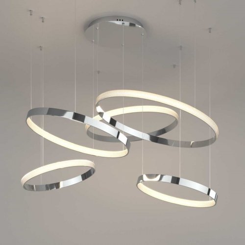 Подвесной светодиодный светильник Eurosvet Posh 90175/5 хром