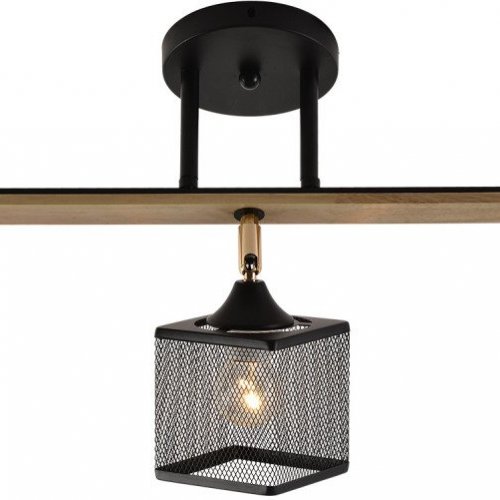 Спот Reluce 01591-3.3-03B BK+FGD+WOOD Спот Reluce 01591-3.3-03B BK+FGD+WOOD