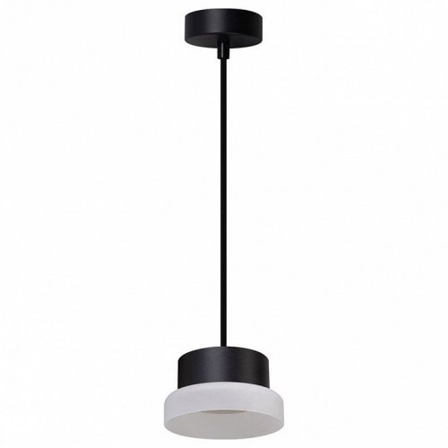 Светильник потолочный Feron Barrel HL4608 OPAL levitation 12W, 230V, GX53, черный, на подвесе 1,7 м