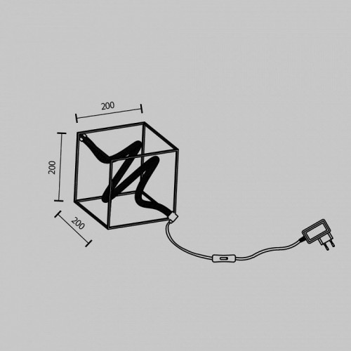Интерьерная настольная лампа Maytoni Membrane MOD345TL-L11BS3K
