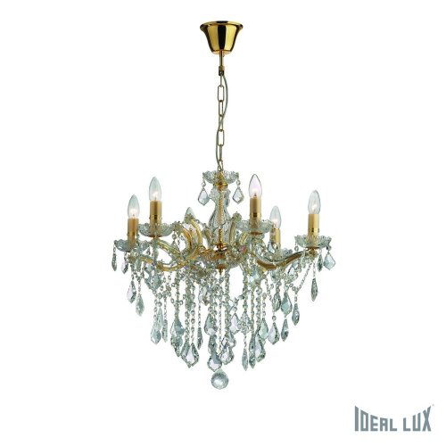Подвесная люстра Ideal Lux Florian SP6 Oro
