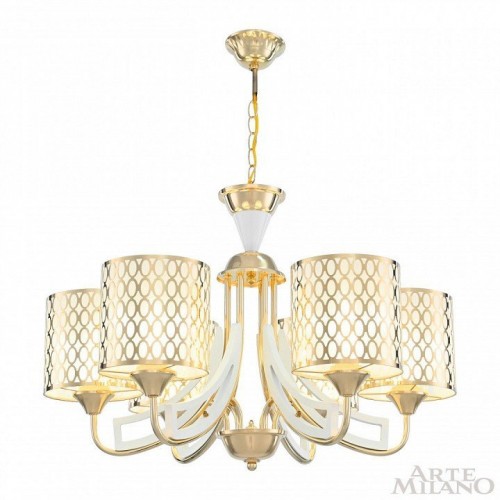 Подвесная люстра Arte Milano Florentia-3387 303387/6 Wh/Gd