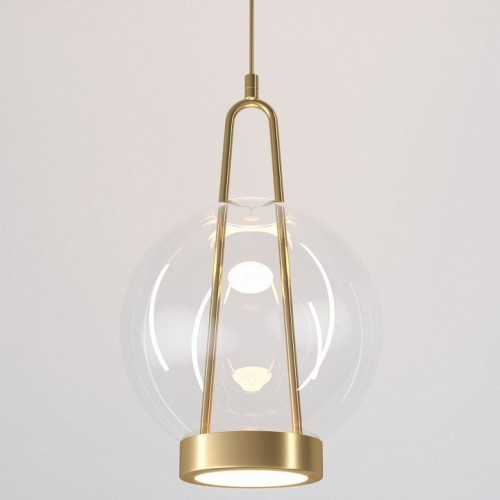 Подвесной светильник Eurosvet Frasco 50267/1 LED латунь Подвесной светильник Eurosvet Frasco 50267/1 LED латунь