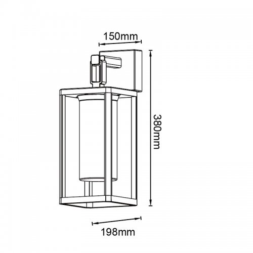 Настенный уличный светильник Mantra ALPS 9113 Настенный уличный светильник Mantra ALPS 9113