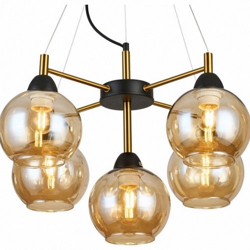 Подвесная люстра Imex MD.9056-5-P-BK+COP Подвесная люстра Imex MD.9056-5-P-BK+COP