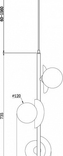 Подвесной светильник Sepia FR5391PL-03CFL