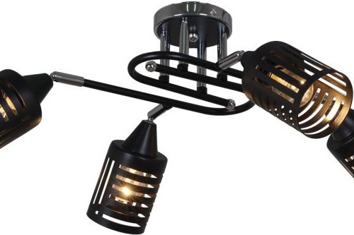 Потолочная люстра Reluce 70052-3.3-04 CR+BK