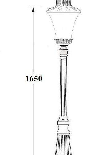 Наземный фонарь Oasis Light ELBA 86411 Bl Наземный фонарь Oasis Light ELBA 86411 Bl