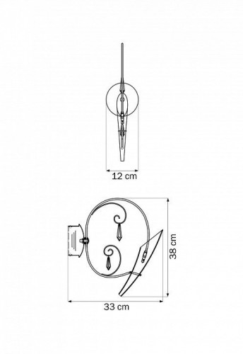 Бра Lightstar Scarabeo 755614