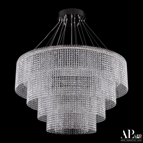 Подвесная люстра APL LED Sicilia SH02.93.4D.A.Ni.4000 Подвесная люстра APL LED Sicilia SH02.93.4D.A.Ni.4000