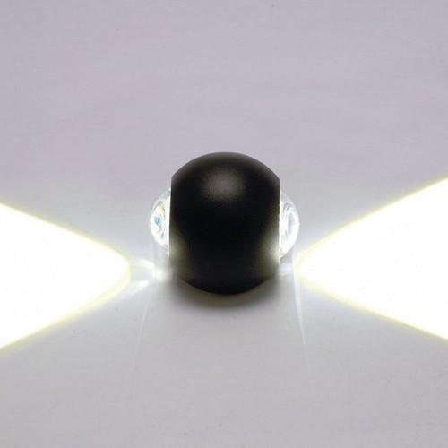 Светодиодный светильник стационарный Feron AL51 2*1W 3000K черный 51131